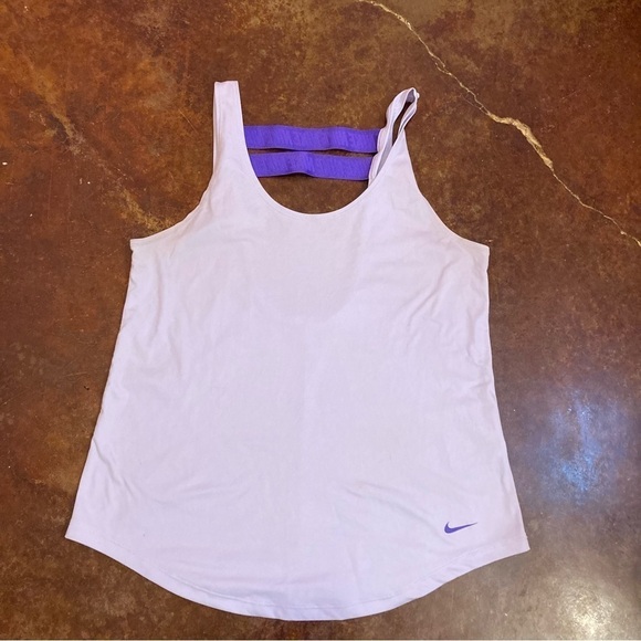 Ladies Purple Nike Tank - Picture 1 of 5